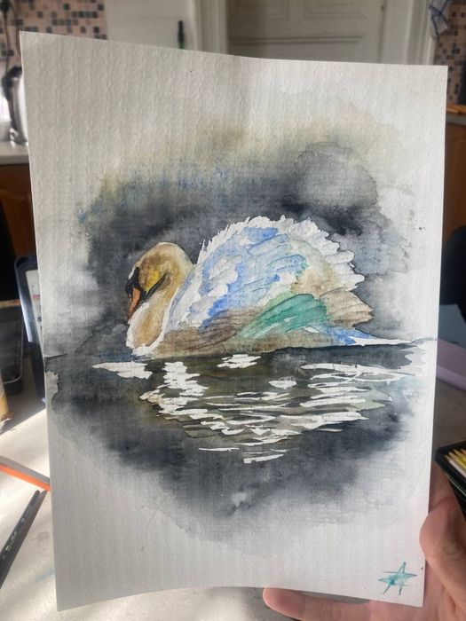 картина «Лебедь»