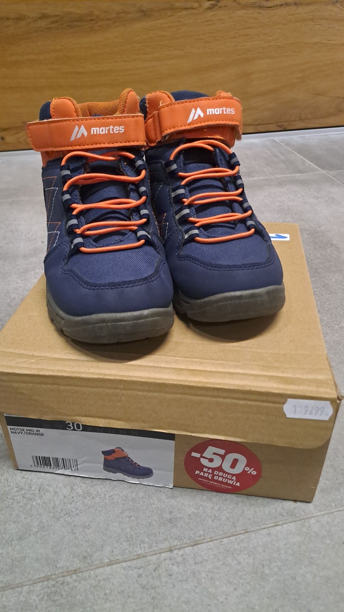 Motse mid jr buty trekkingowe martes 30 granatowe