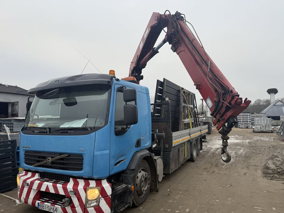Volvo fe280 skrzynia + dzwig  HDS HMF (hiab palfinger ) na export