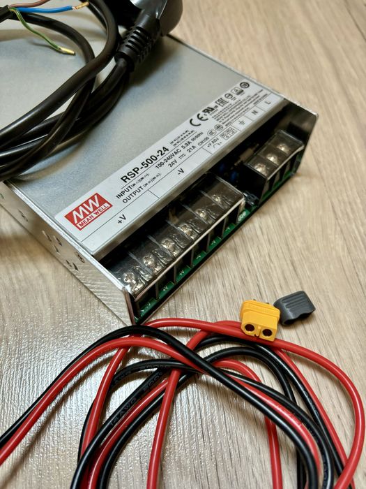 Ładowarka ISDT P20 2x500W 20A 8S + Zasilacz MeanWell  RSP-500-24