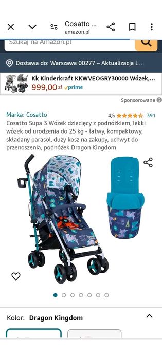 Spacerówka Cosatto SupaDragon