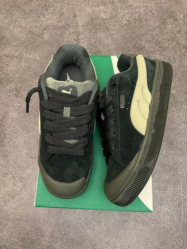 БЕЗ ПЕРЕДОПЛАТ‼️Puma Suede XL Crush Black Shadow Grey(Темні)Пума,Суед.