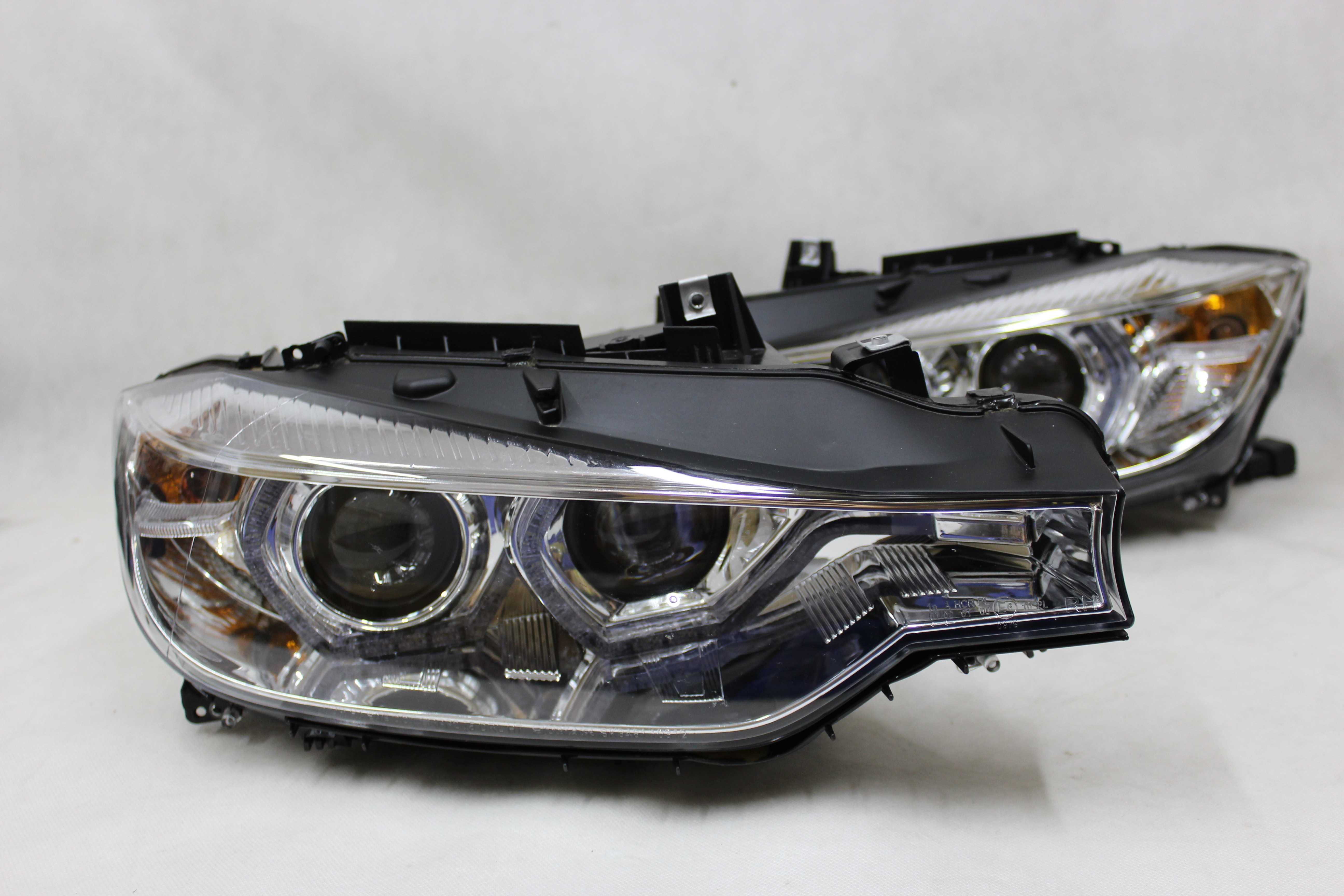 Lampy Reflektory przednie przód BMW F30 11-15 LED Xenon RINGI IGŁA!