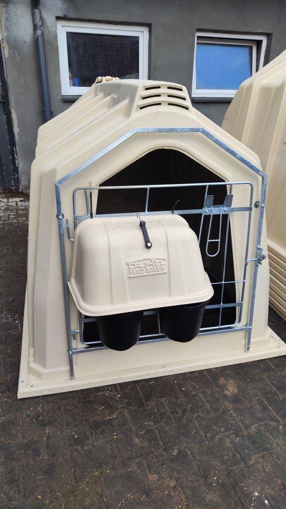 Budka dla cieląt XXL Calf Tel Twin Hutch Holm & Laue 3.5m2 DOBROSTAN