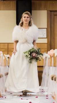 Сукня весільна, розмір M-L, 171 см ріст.