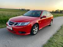 Saab 9-3 **Lift **2008 rok** Benzyna 150km**Piękna Czerwień**Serwis**