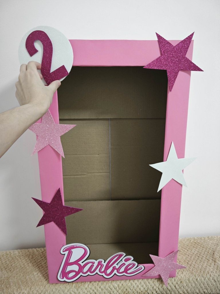 Коробка Барби для фотозоны