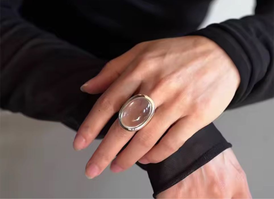 Срібна  каблучка «Oval”