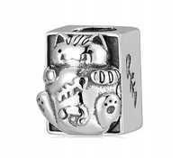 charms do pandora srebro s925 kot kotek karton sen ryba beads