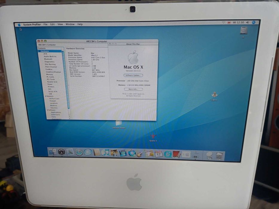 Apple iMac 5,2 Late 2006 A1195 1.83GHz Core 2 Duo