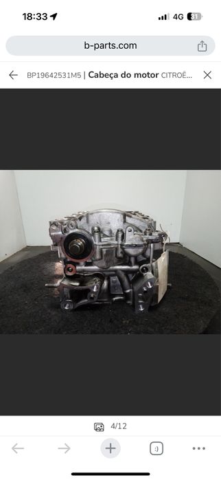 Cabeca motor pegeout 1.6 110