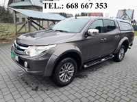 Mitsubishi L200 AUTOMAT, 2442 DIESEL, 4x4, 181 KM, przebieg tylko 95 tys. km