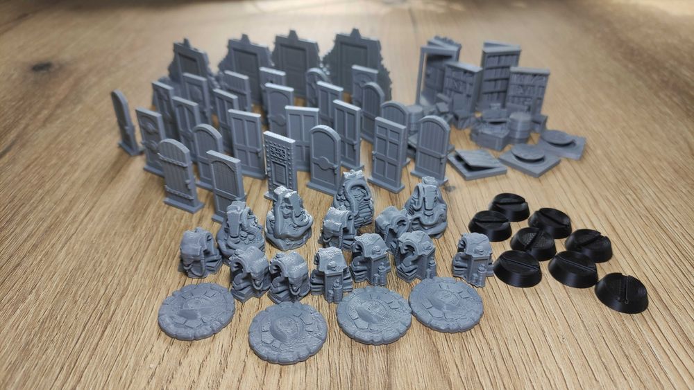 Posiadłość szaleństwa - druki 3D