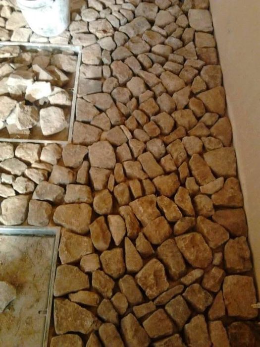 Calcadas lancil pave muro pedra