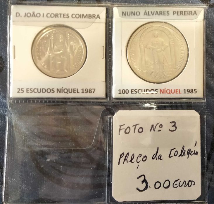 8 Séries de Moedas comemorativas portuguesas