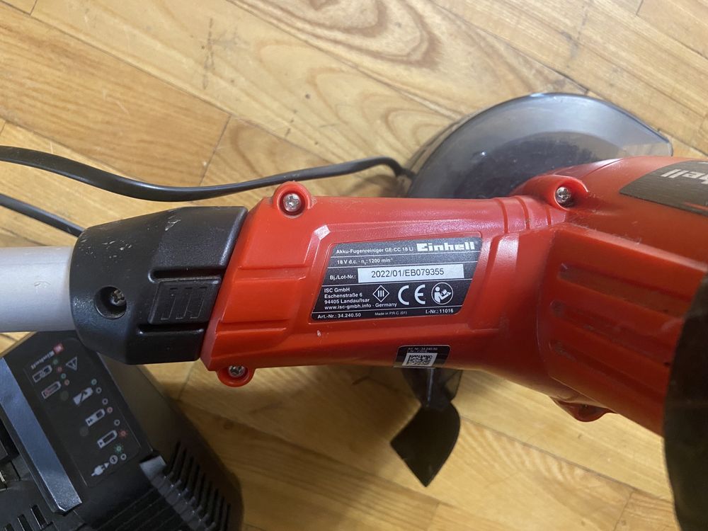 Аккумуляторный очиститель швов Einhell GE-CC 18 Li