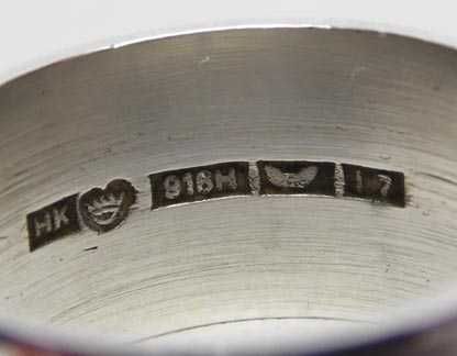 Srebrna obrączka balony baloniki  R.15.  10 mm.