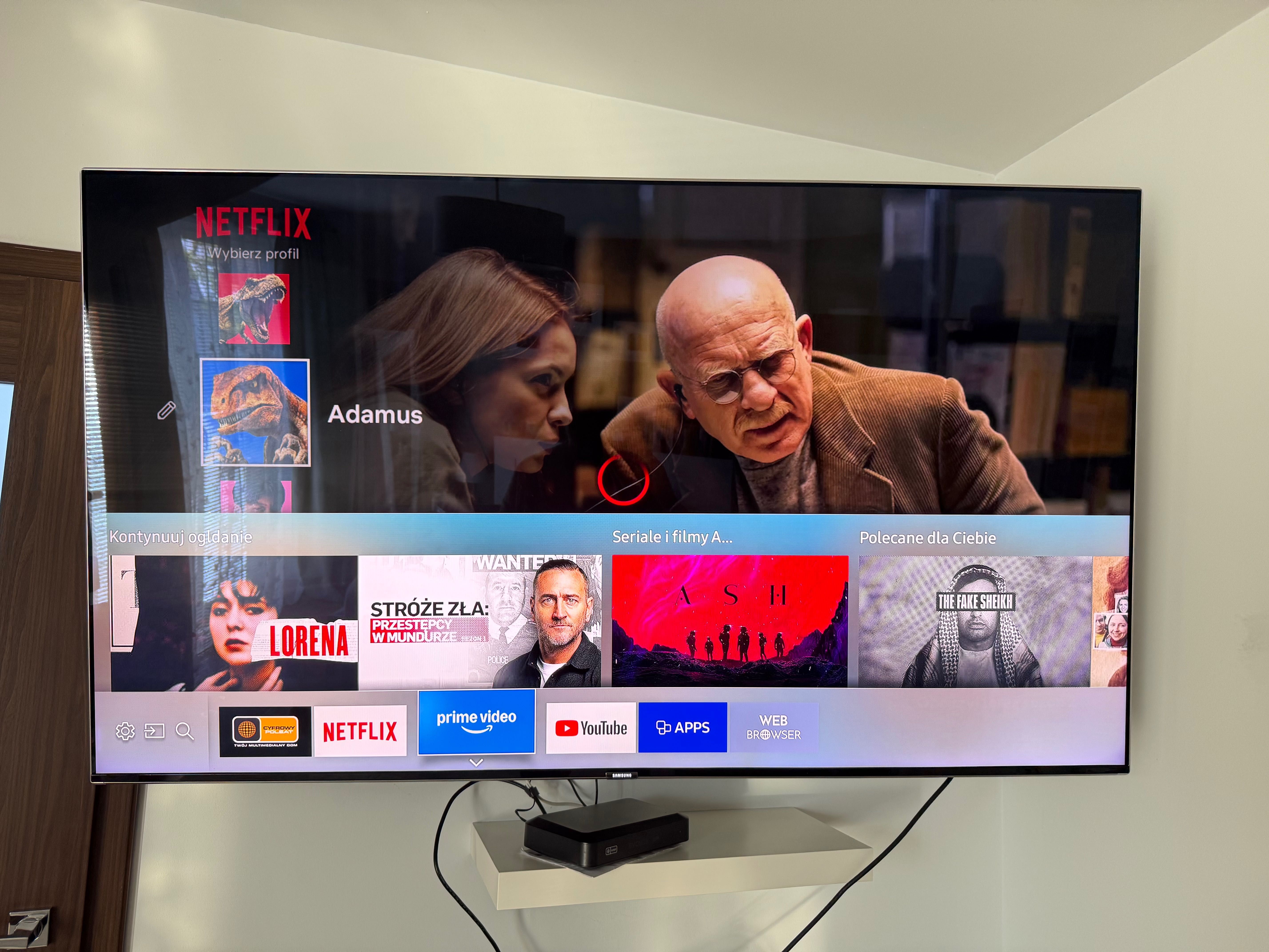 Telewizor Samsung 65 cali (UE65KS8000L) stan idealny