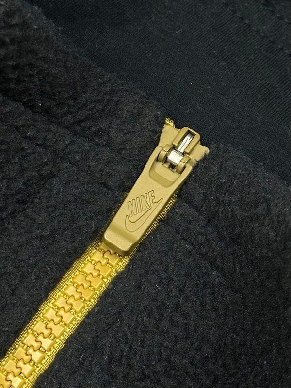 Nike Sports Utility Bluza Fleece Baranek Miś Damska Zip Neck Logo r. M