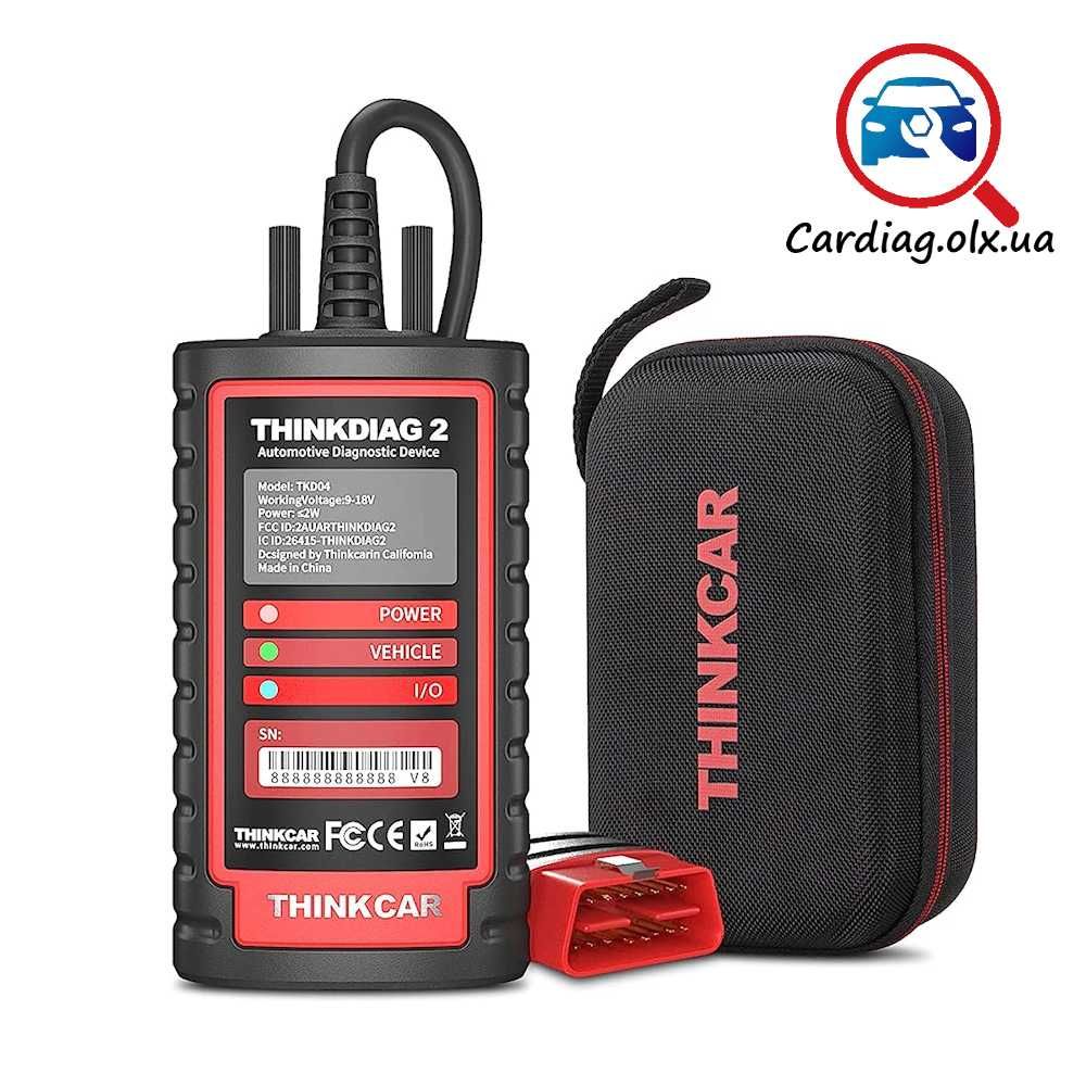 Сканер авто Thinkdiag 2 + Diagzone Pro. 35+ адаптаций. Читает CAN FD