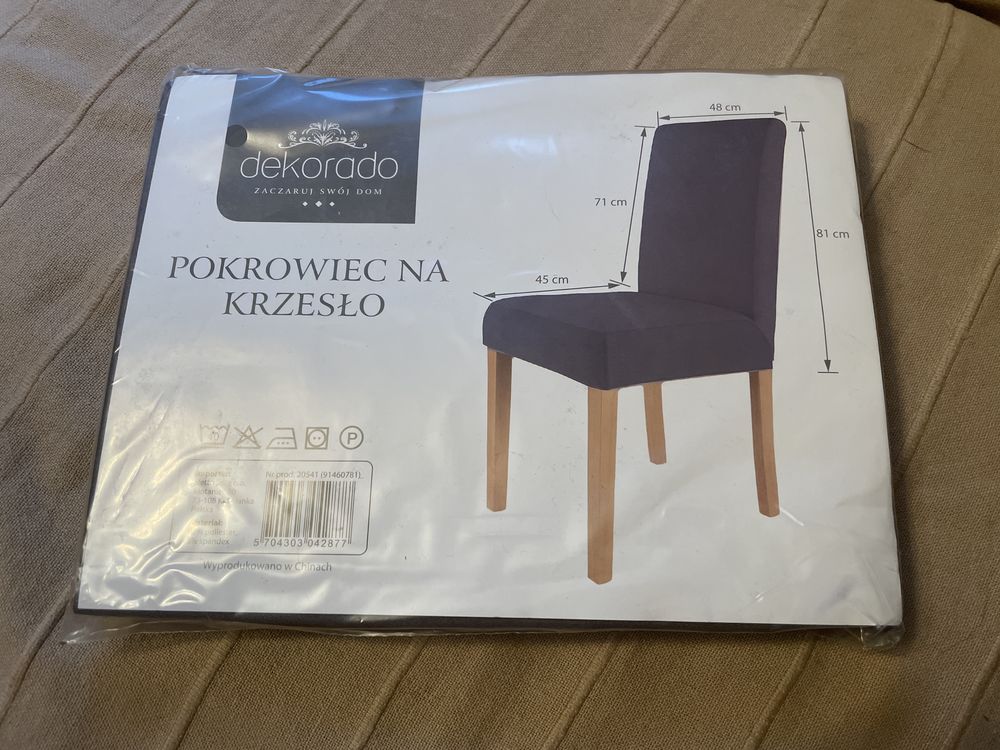 Pokrowiec na krzesło dekorado