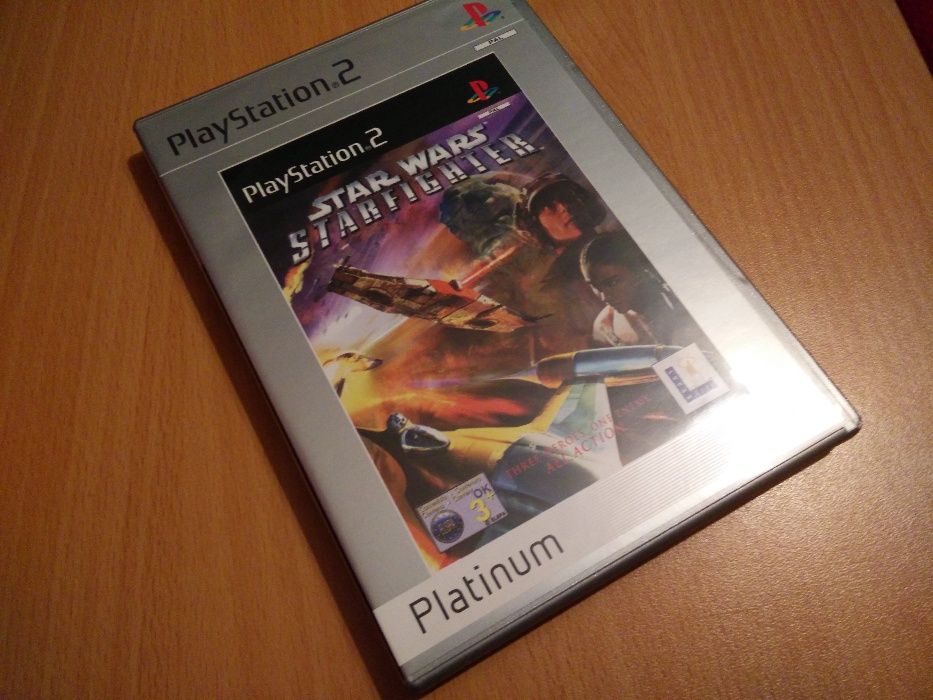 Jogo PS2 - Starwars Starfighter Platinium
