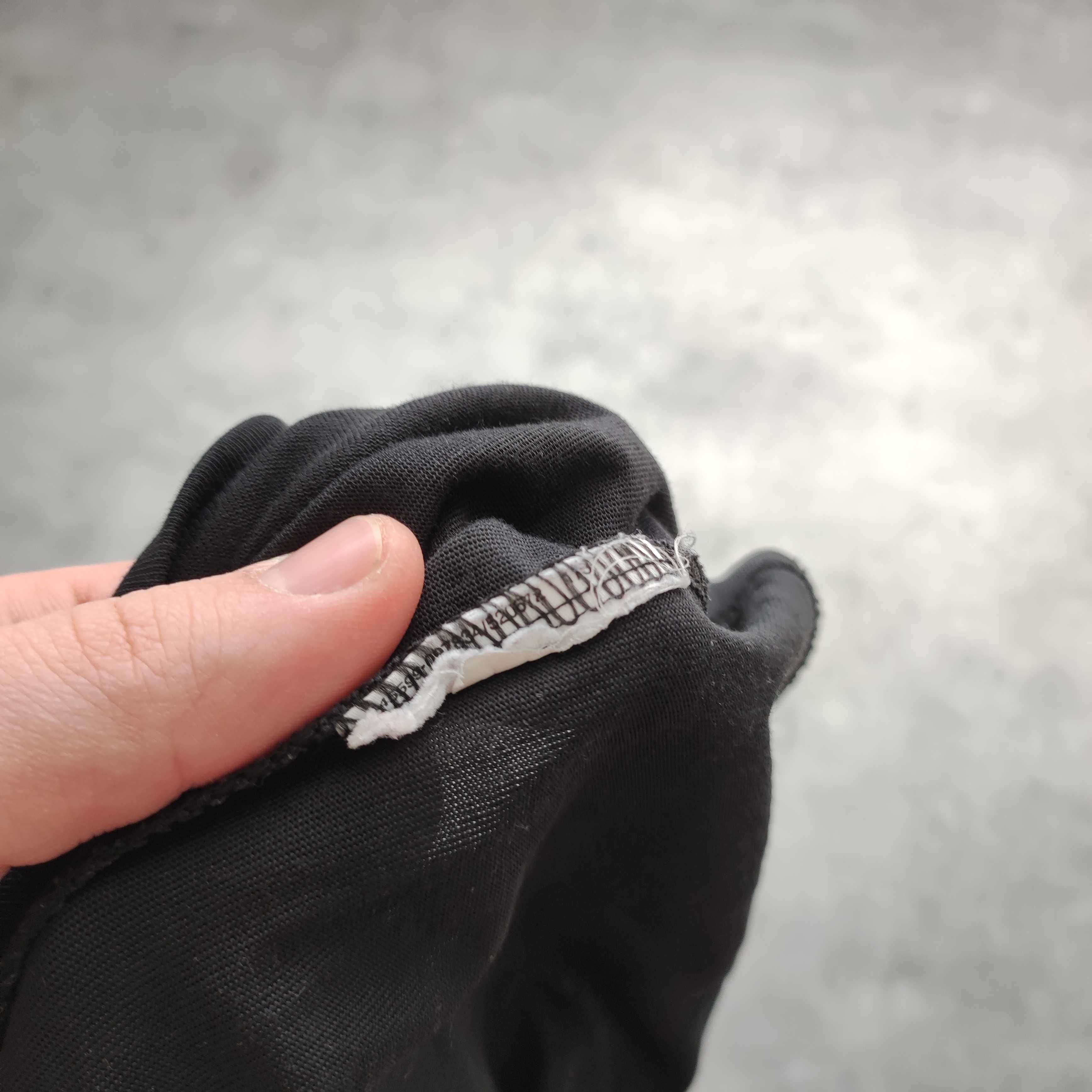 MĘSKA Koszulka Grafitowa Male Logo Lampas Nike Casual Logo PREMIUM