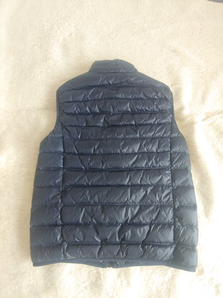 Bezrękawnik EA7 vest navy blue Emporio Armani kamizelka uk drill drip