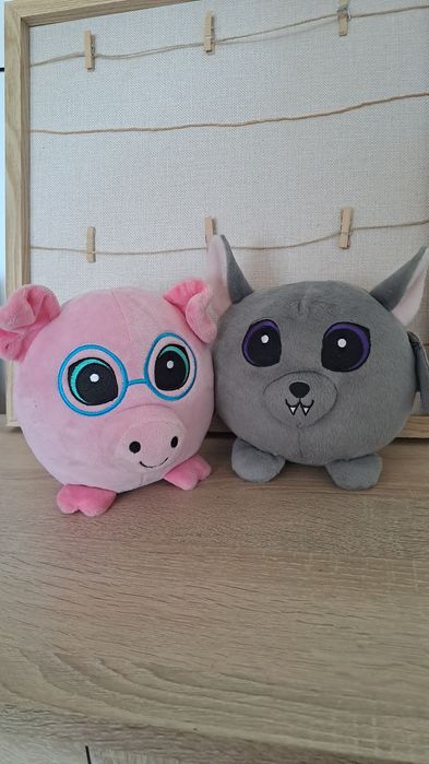 Zestaw 2 x pluszaki świnka nietoperz