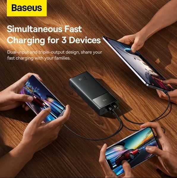 Power Bank Baseus 30000 mah 22.5w Star-Lord Digital Display Повербанк
