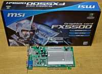 Nowa! Karta Graficzna nVidia MSI GF FX 5500 AGP 256MB 128bit VGA DVI