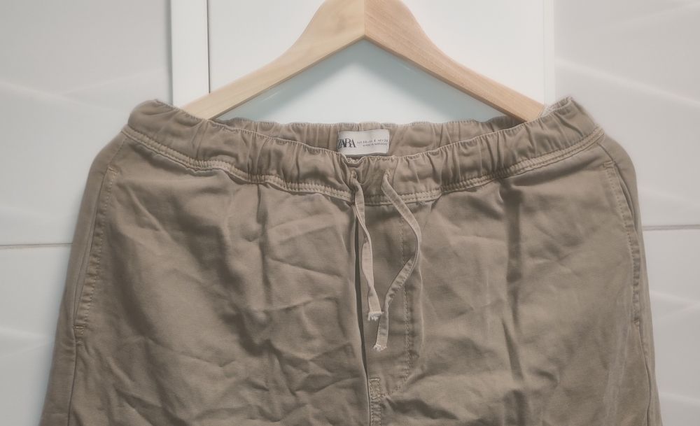 Spodnie Zara r. 38 bojówki cargo szerokie