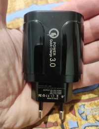 Зарядное устройство Uslion Quick Charge 3.0 4 порта USB 3.1A