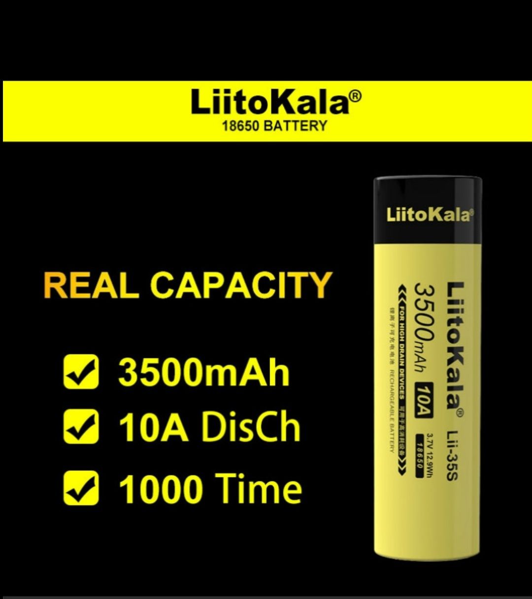 Аккумулятор LiitoKala Lii-35S 3500Mah