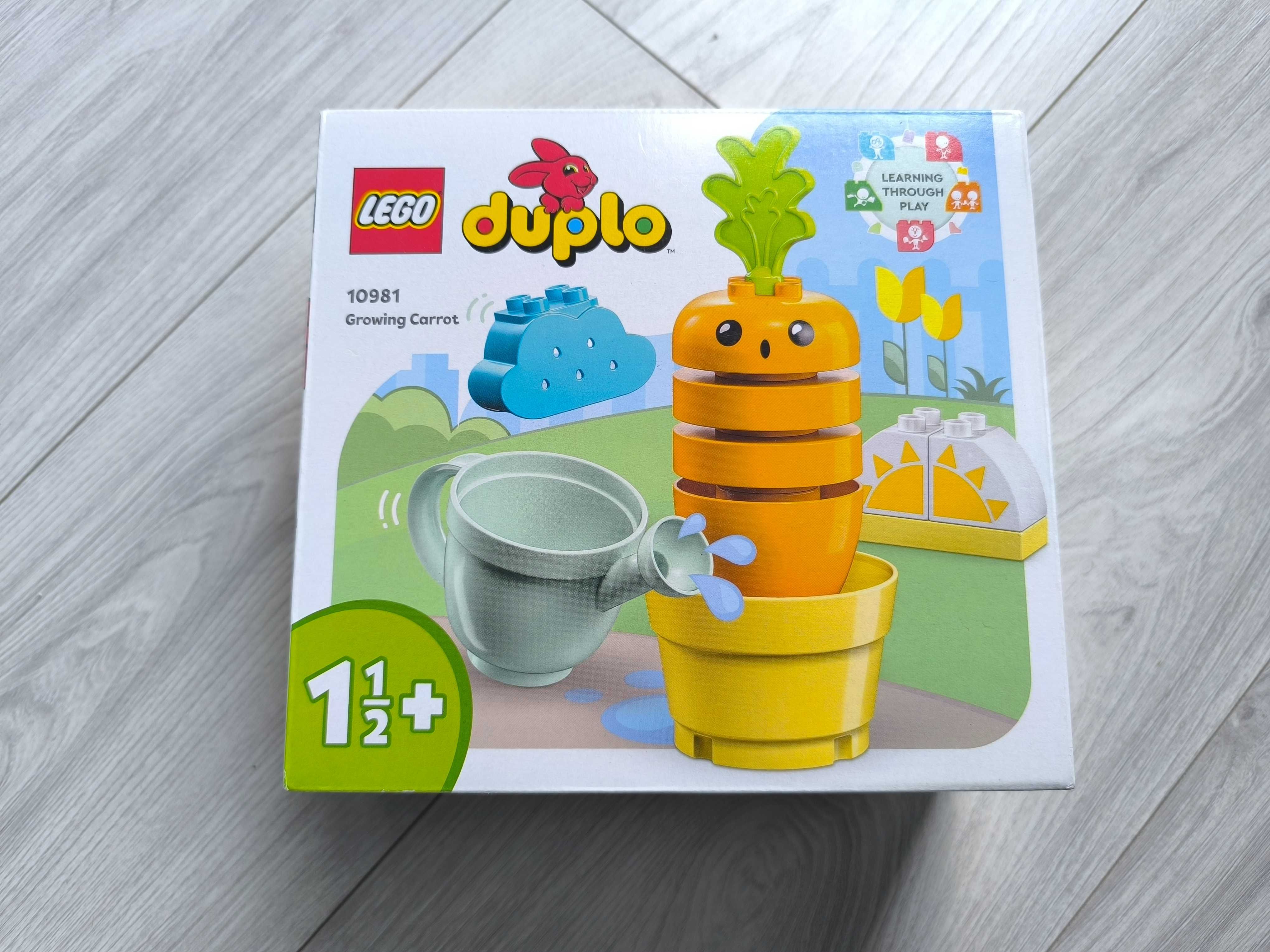 LEGO Duplo 10982 Traktor z warzywami i owocami 10981 Rosnąca marchewka