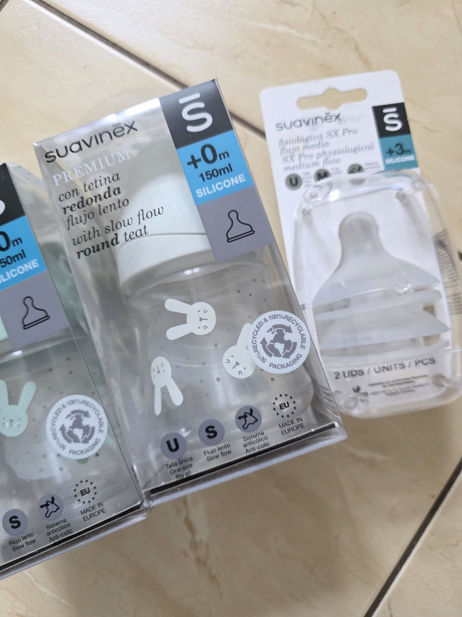 Suavinex SX Pro 2x butelka + smoczki