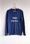 Dressmann męski sweter wełniany z wełny merino woolmark M