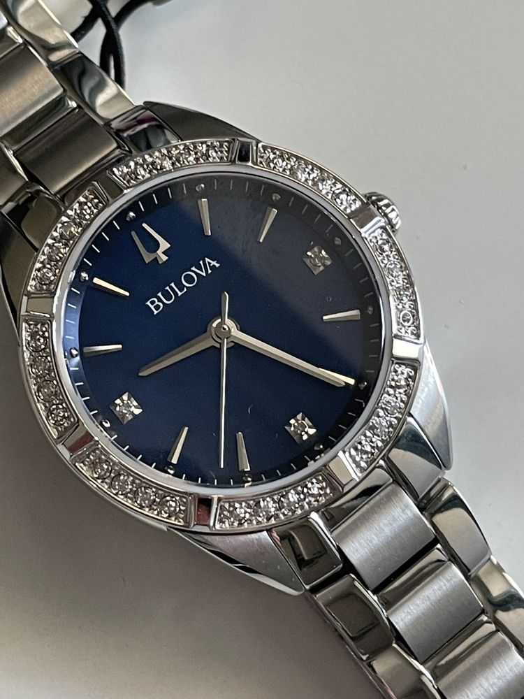 -50%$ Bulova 35 Diamonds годинник з діамантами часы с бриллиантами