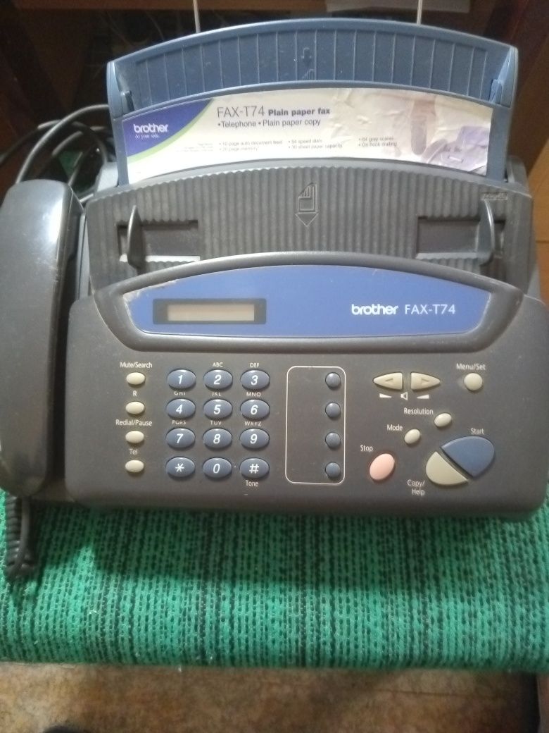 Телефон факс Brother FAX-T74