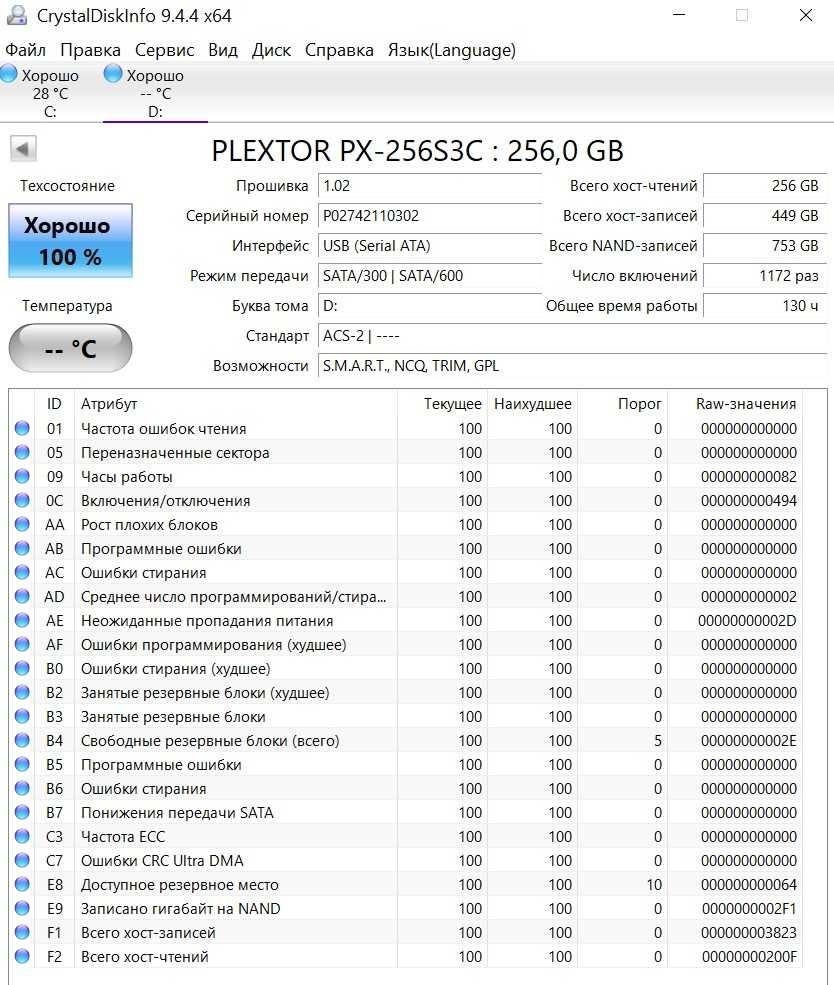 Продам   ssd   PLEXTOR.