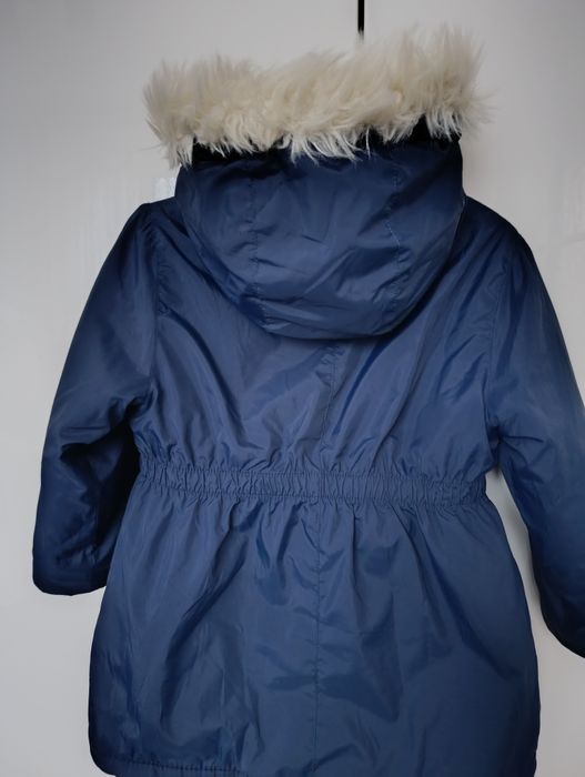 Ładna kurtka dziewczęca zimowa marki Lupilu rozmiar 104