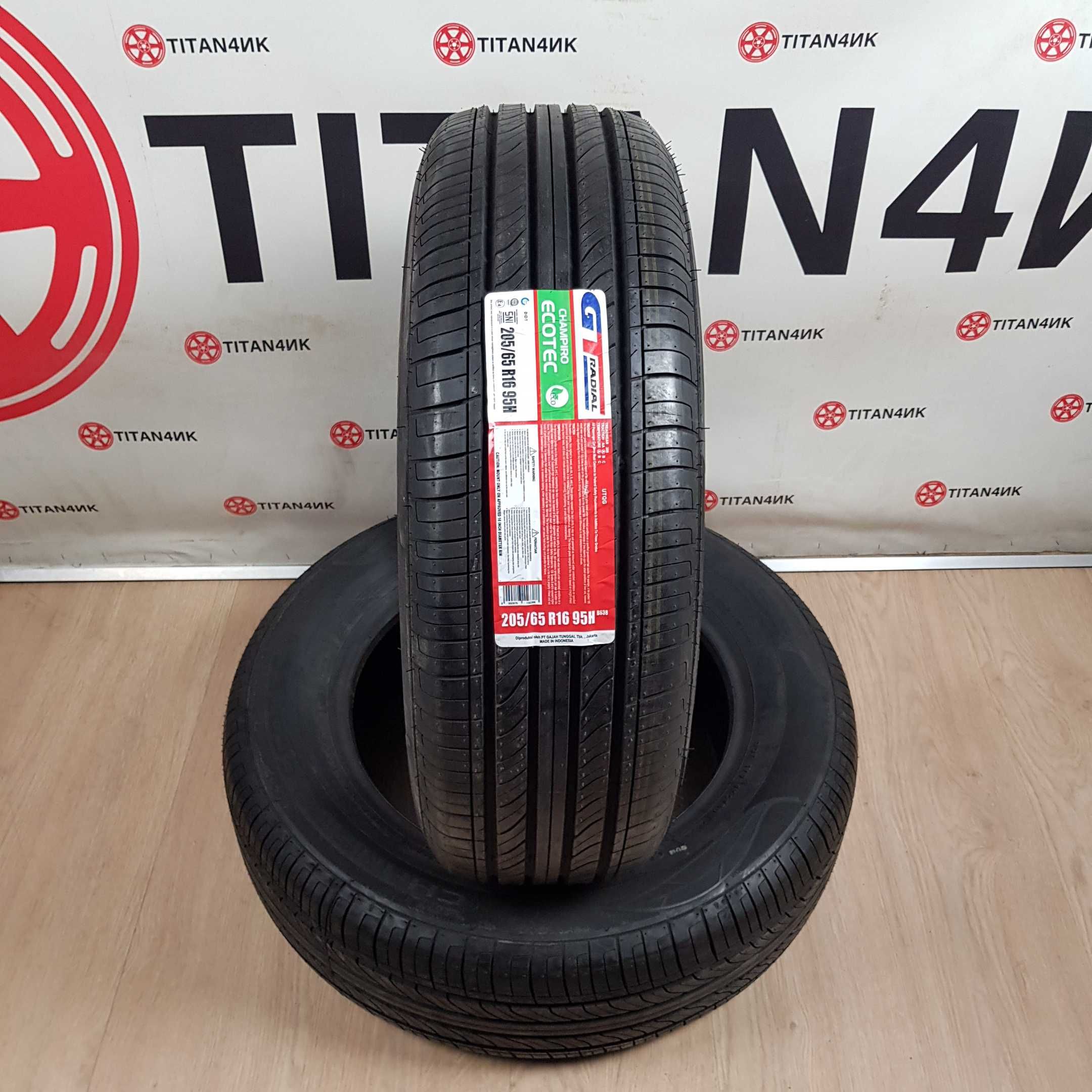 +4шт -15% НОВІ Шини літні 205/65 R16 GT Radial Champiro колеса 16 літо