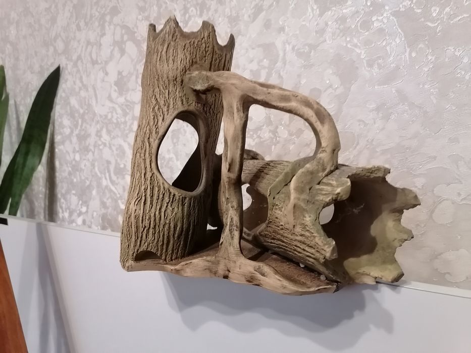 Декорация Природа для аквариума "Два маленьких бревна" 18x20 см