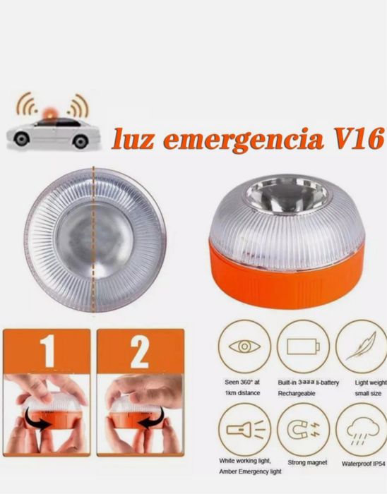 Luz de emergencia V16 Homologada