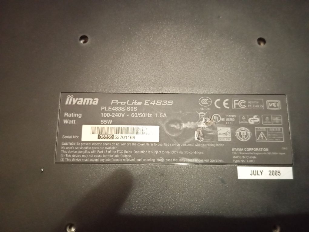 Монитор iiyama ProLite e483s