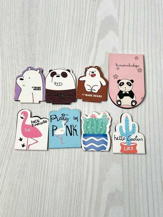 8 x magnetyczna zakładka do książki