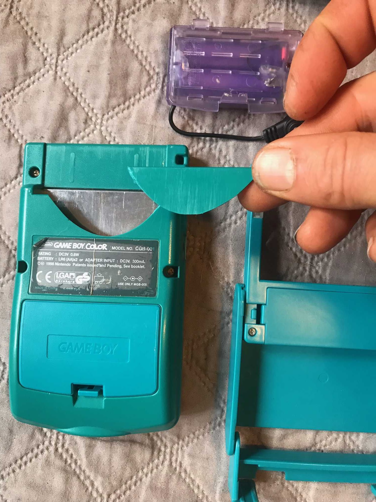 game boy verde Color e game boy Pocket amarelo
