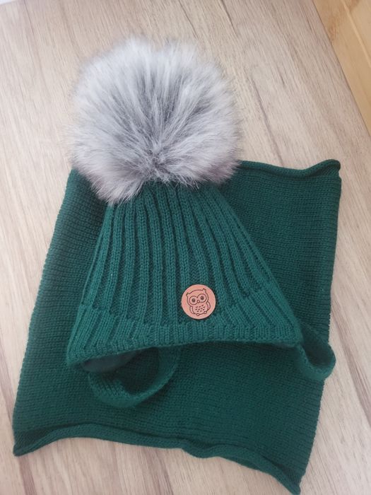 Czapka zimowa noworodek 36