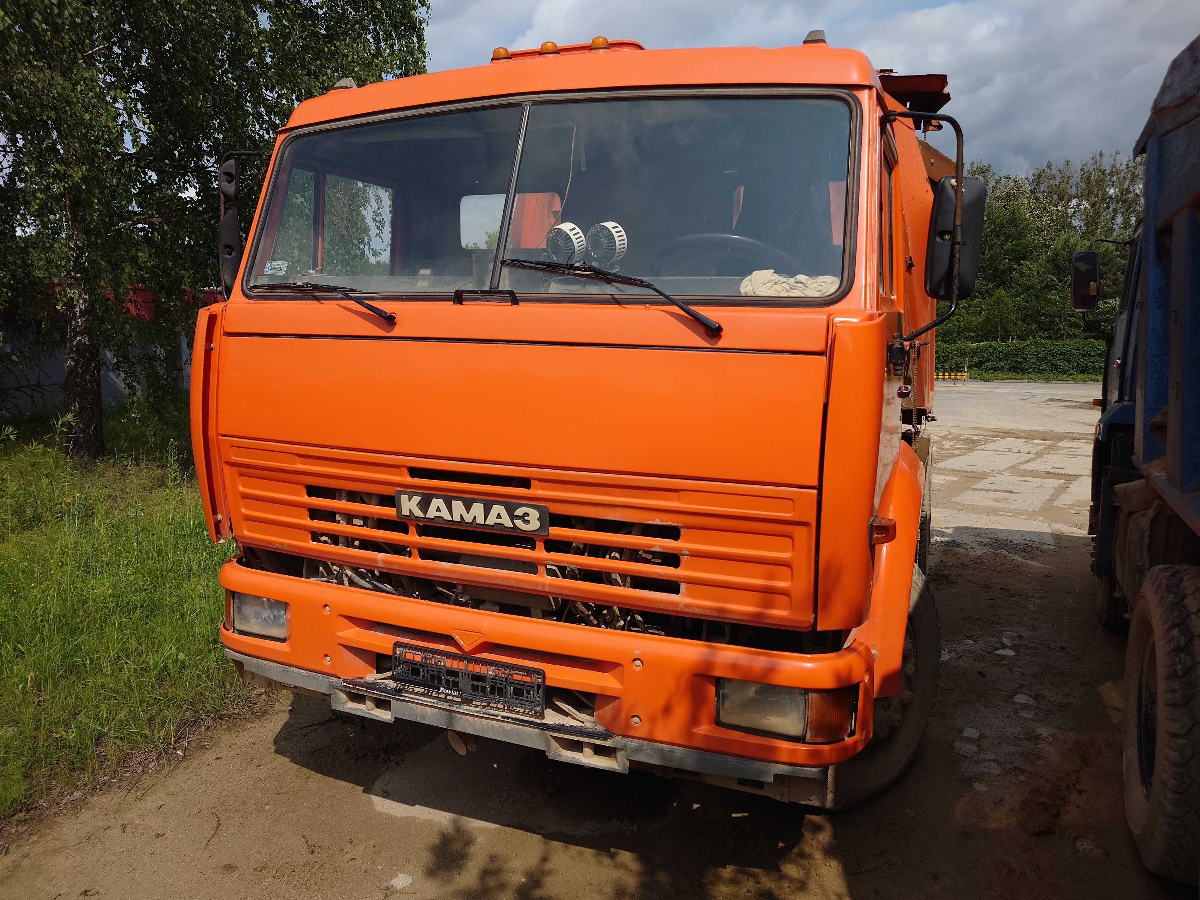 Kamaz 65115 wywrotka 2005 r. uszkodzony