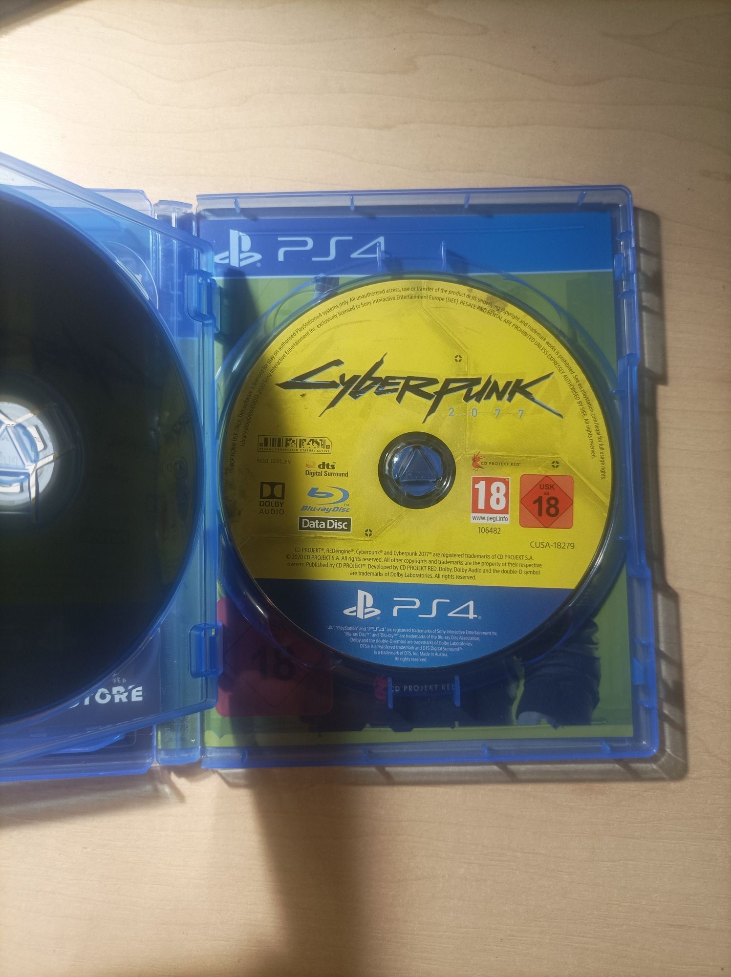 Продаю диск на PS4 Cyberpunk 2077
